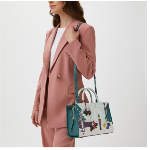 RADLEY LONDON LITTLE DRUMMER DOG MEDIUM SATCHEL - Picture 6 of 6